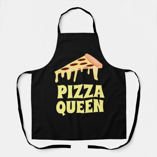 PIZZA QUEEN PRINT SCHÜRZE (Vorderseite)