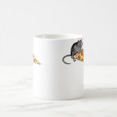 Pizza-Ratte Kaffeetasse (Mittel)