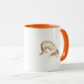 Pizza-Ratten-Bild Tasse (VorderseiteRechts)