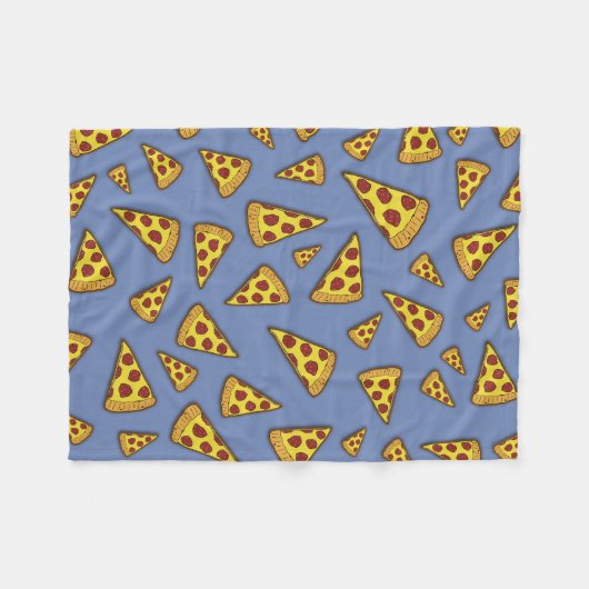 Pizza-Regeln! Fleecedecke (Vorderseite (Horizontal))
