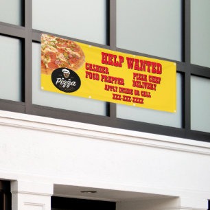 Pizza Restaurant Anpassen Hilfe Gesucht Shop-Logo Banner