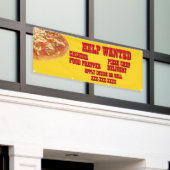 Pizza Restaurant Anpassen Hilfe Gewollt Jobs Banner (Äußeres Gebäude)