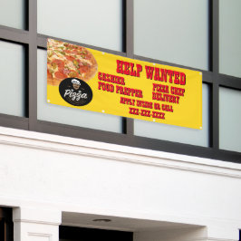 Pizza Restaurant Anpassen Hilfe Gewollt Shop-Logo Banner