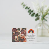 Pizza Restaurant | Brick Oven Business Card Visitenkarte (Stehend Vorderseite)