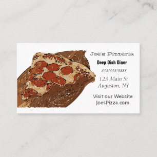 Pizza Restaurant Business Card Visitenkarte