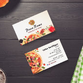 Pizza Restaurant Business | Minimalistisch Visitenkarte