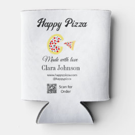 Pizza restaurant cafe pizzeria scan QR code order  Dosenkühler