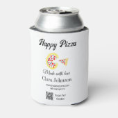 Pizza restaurant cafe pizzeria scan QR code order  Dosenkühler (Kanne Rückseite)