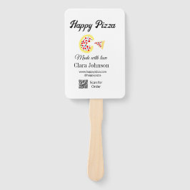 Pizza restaurant cafe pizzeria scan QR code order  Fächer