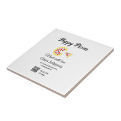 Pizza restaurant cafe pizzeria scan QR code order  Fliese (Seite)