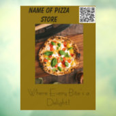 Pizza Restaurant Fensterheber Fensteraufkleber (Blatt 3)