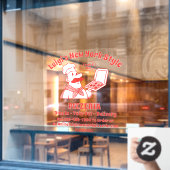 Pizza Restaurant Front individuell anpassen Fensteraufkleber (Café-Fenster)