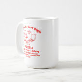 Pizza Restaurant im Detail Grafik anpassen Kaffeetasse (Vorderseite Links)