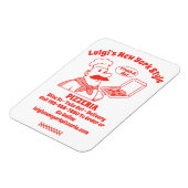 Pizza Restaurant im Detail Grafik anpassen Magnet (Linke Seite)