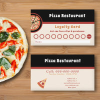Pizza Restaurant Loyalität Karte
