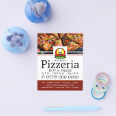 Pizza Restaurant, Pizzeria Menu Werbung Flyer (Einzeln)