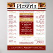 Pizza Restaurant, Pizzeria Poster (Vorne)