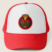 Pizza Restaurant Promo Personal anpassen Truckerkappe (Vorderseite)