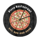 Pizza Restaurant Schneidebrett (Vorderseite)