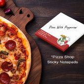 Pizza Restaurant Thema Sticky Notepads Post-it Klebezettel