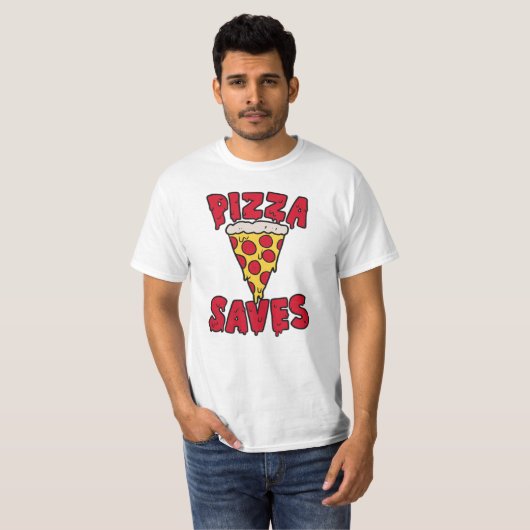 Pizza Rette T-Shirt (Vorne ganz)