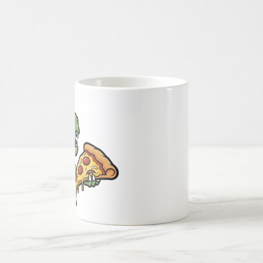 Pizza-Rex Kaffeetasse (Mittel)