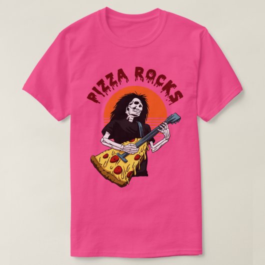 Pizza Rocks 1 T-Shirt (Design vorne)