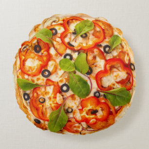 Pizza Round Pillow Rundes Kissen