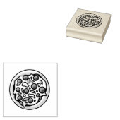 Pizza Rubber Briefmarke Gummistempel (Stempel)