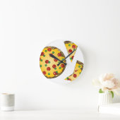 Pizza Runde Wanduhr (Zuhause)
