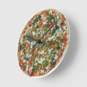 Pizza Runde Wanduhr (Winkel)
