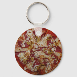 Pizza Rustica Schlüsselkette Schlüsselanhänger