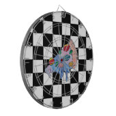 Pizza Schach Dartscheibe (Vorderseite Links)