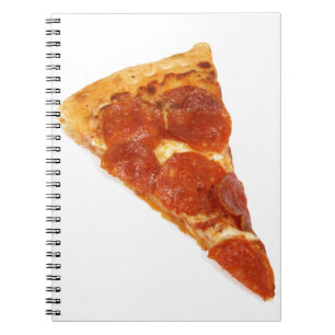 Pizza-Scheibe - eine Scheibe der Pizza Notizblock