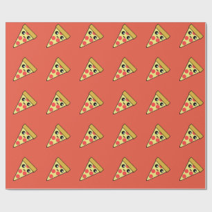 Pizza-Scheibe Geschenkpapier