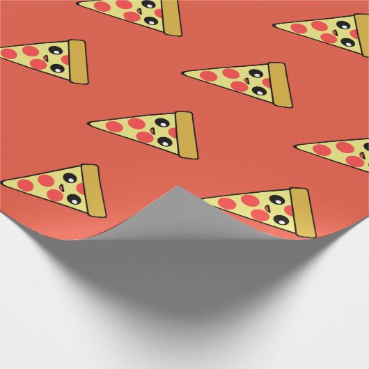 Pizza-Scheibe Geschenkpapier (Ecke)