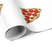 Pizza-Scheibe Geschenkpapier (Rolleneckpunkt)