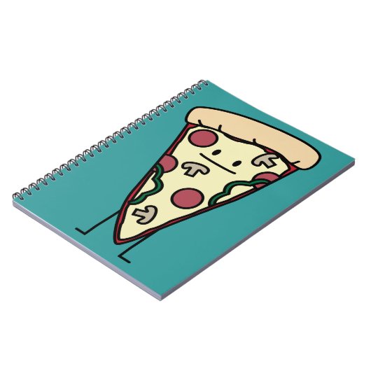 Pizza-Scheibe Notizblock (Linke Seite)