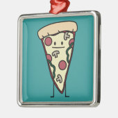 Pizza-Scheibe Ornament Aus Metall (Links)