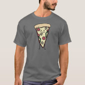 Pizza-Scheibe T-Shirt (Vorderseite)