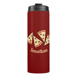 Pizza-Scheiben-Design  Thermosbecher
