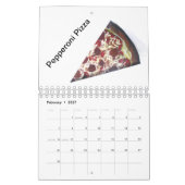 Pizza-Scheiben Kalender (Feb 2027)
