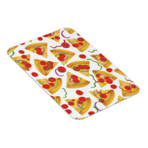 Pizza-Scheiben-Muster Magnet