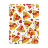 Pizza-Scheiben-Muster Magnet (Vertikal)