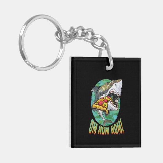 Pizza Schlüsselanhänger (Vorderseite links)