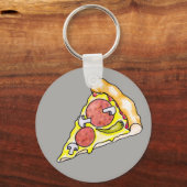 Pizza Schlüsselanhänger (Vorderseite)