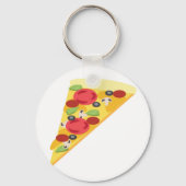 Pizza Schlüsselanhänger (Rückseite)