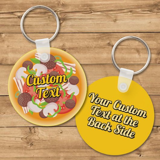 Pizza Schlüsselanhänger