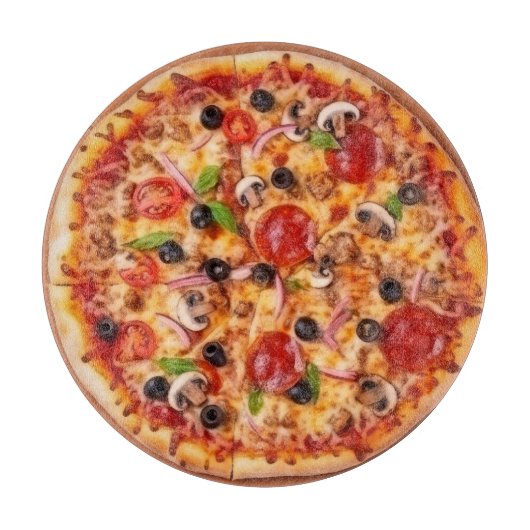 Pizza Schneidebrett (Vorderseite)