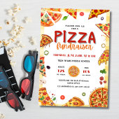 Pizza School Fundraiser, Pizza Dinner Fundraiser Einladung